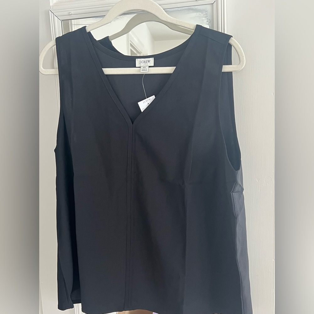 J. Crew Black Sleeveless Tank Top